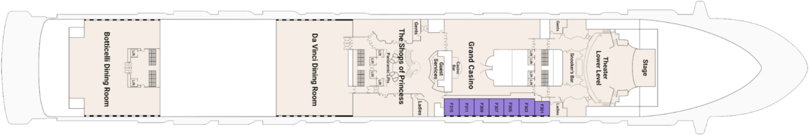 Princess Cruises Grand Princess Deck 6 - Fiesta.png